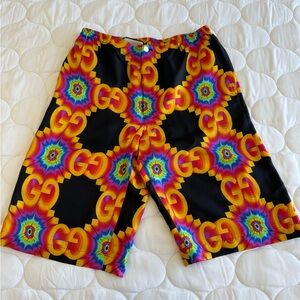 Gucci 2022 Kaleidoscope Macro GG Silk Short - Size 44/XS